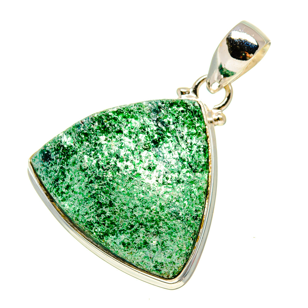 Green Fuchsite Pendants handcrafted by Anasilvercos - PD757295