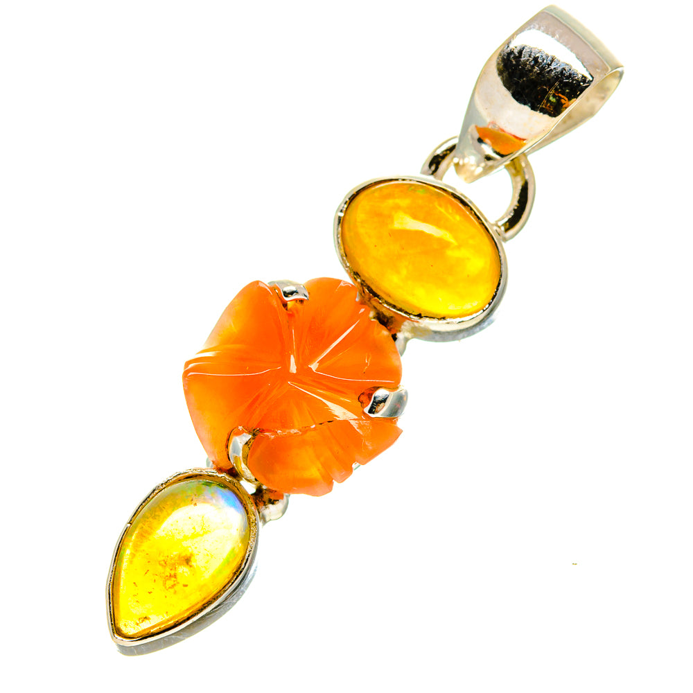 Carnelian Pendants handcrafted by Anasilvercos - PD757297