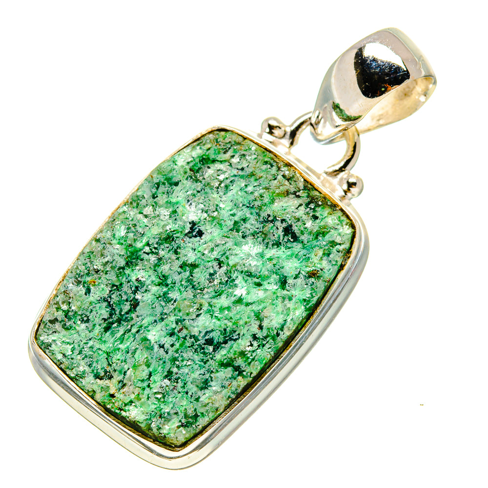 Green Fuchsite Pendants handcrafted by Anasilvercos - PD757298