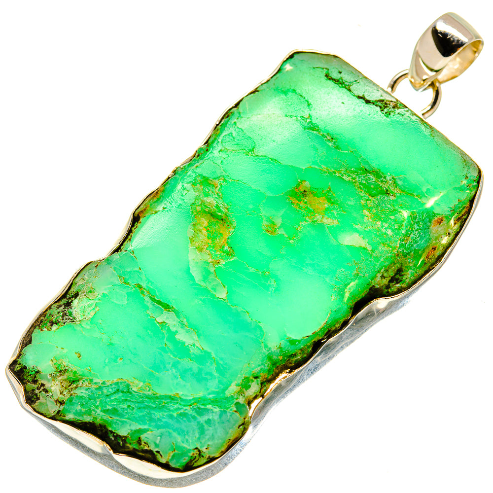 Chrysoprase Pendants handcrafted by Anasilvercos - PD757315