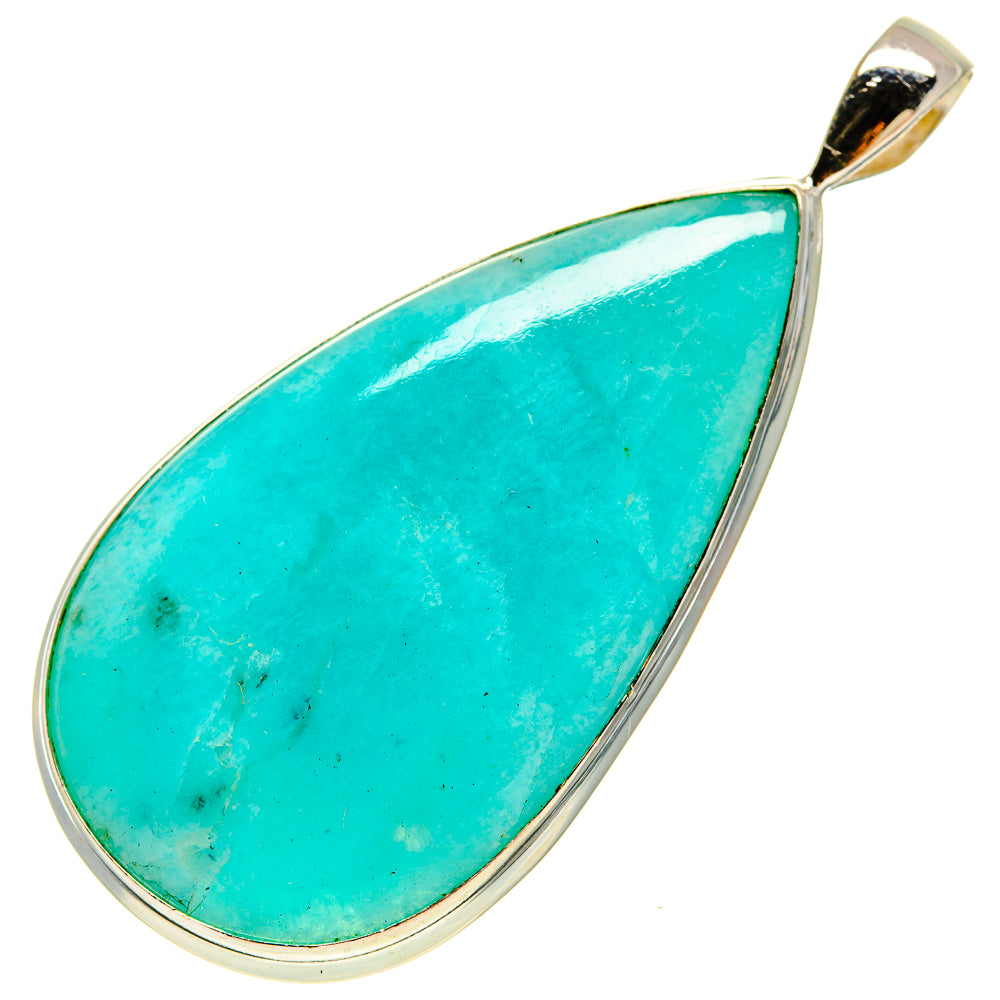 Peruvian Amazonite Pendants handcrafted by Anasilvercos - PD757316