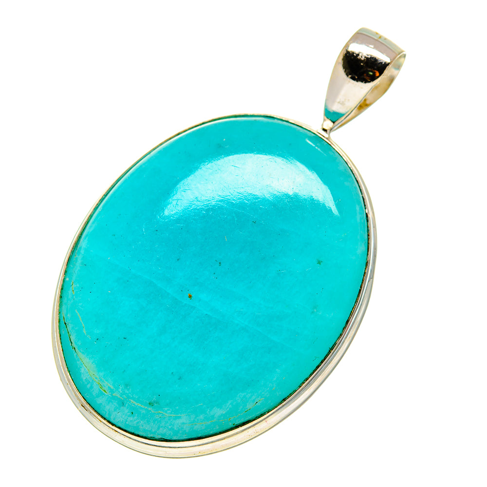 Peruvian Amazonite Pendants handcrafted by Anasilvercos - PD757324