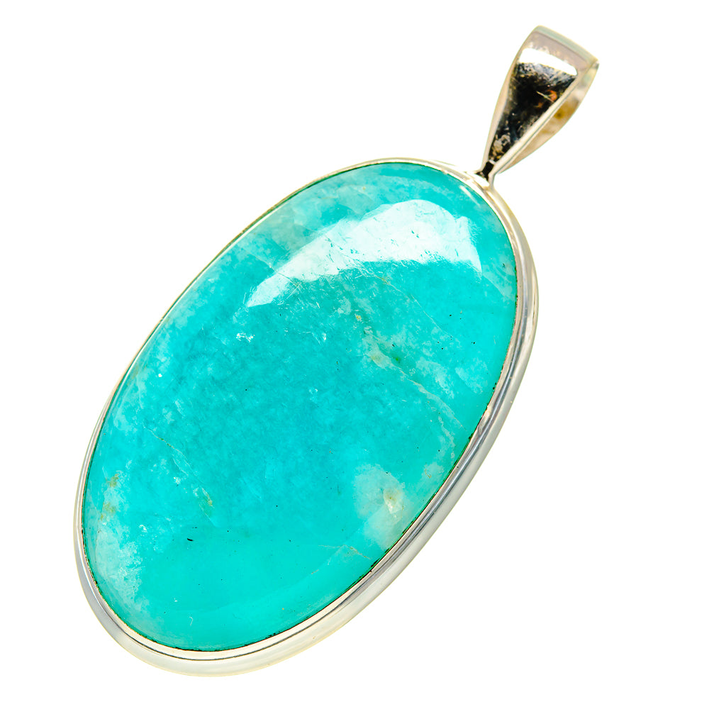 Peruvian Amazonite Pendants handcrafted by Anasilvercos - PD757327
