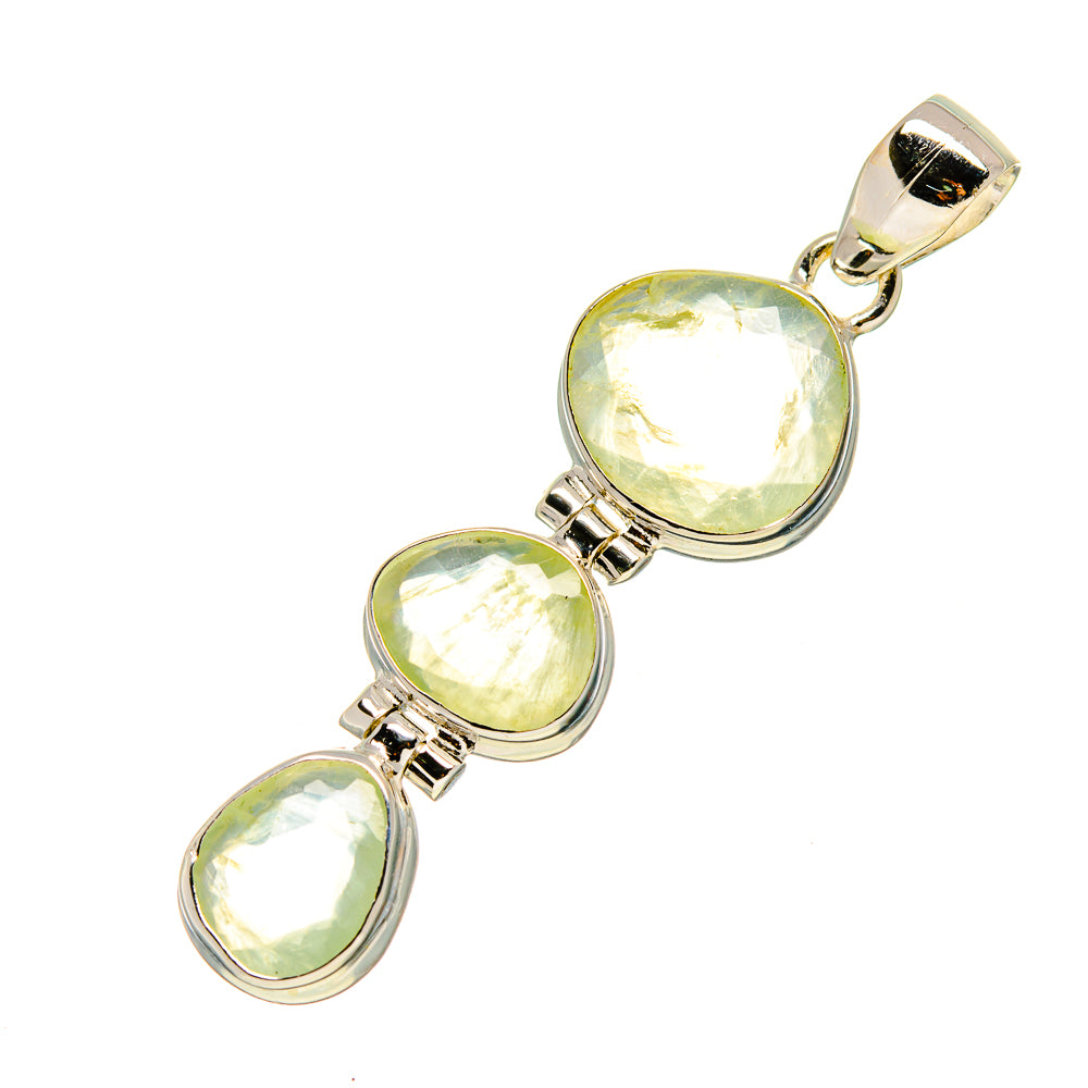 Prehnite Pendants handcrafted by Anasilvercos - PD757333