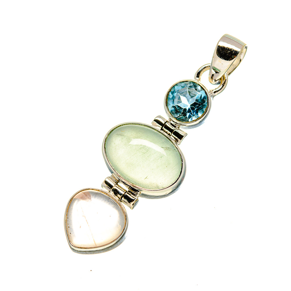 Prehnite Pendants handcrafted by Anasilvercos - PD757334