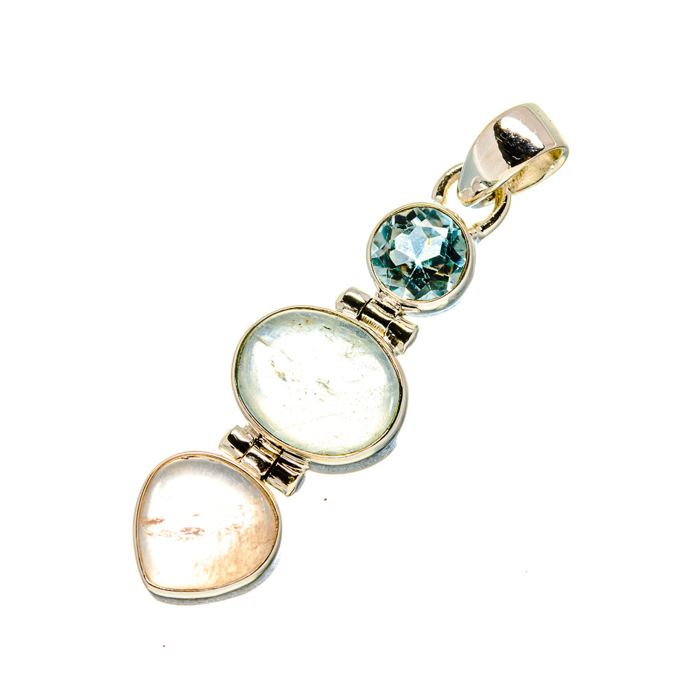 Aquamarine Pendants handcrafted by Anasilvercos - PD757346