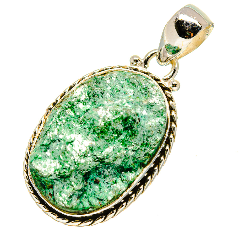 Green Fuchsite Pendants handcrafted by Anasilvercos - PD757364