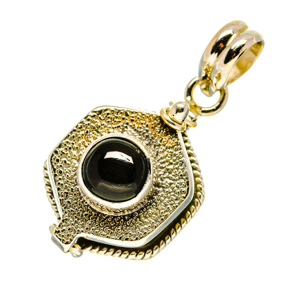 Black Onyx Pendants handcrafted by Anasilvercos - PD757375
