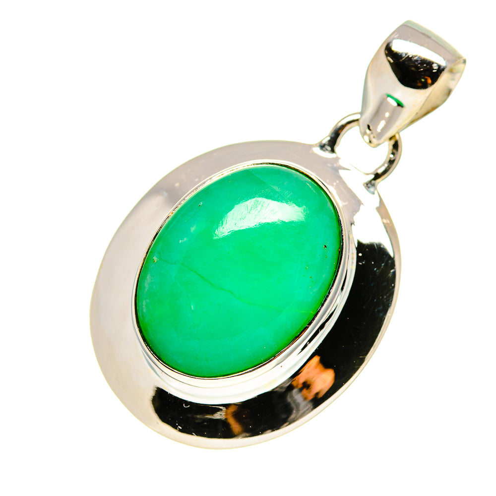 Chrysoprase Pendants handcrafted by Anasilvercos - PD757382
