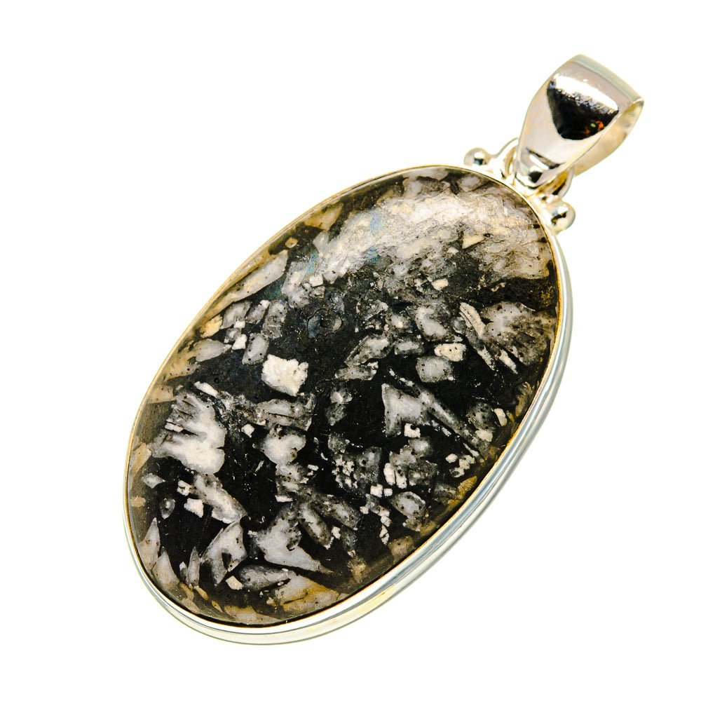 Chrysanthemum Stone Pendants handcrafted by Anasilvercos - PD757392 - Photo 2