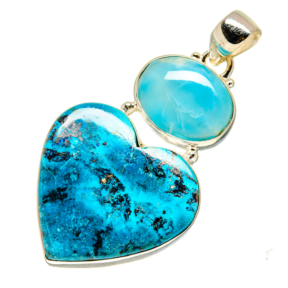 Shattuckite Pendants handcrafted by Anasilvercos - PD757426