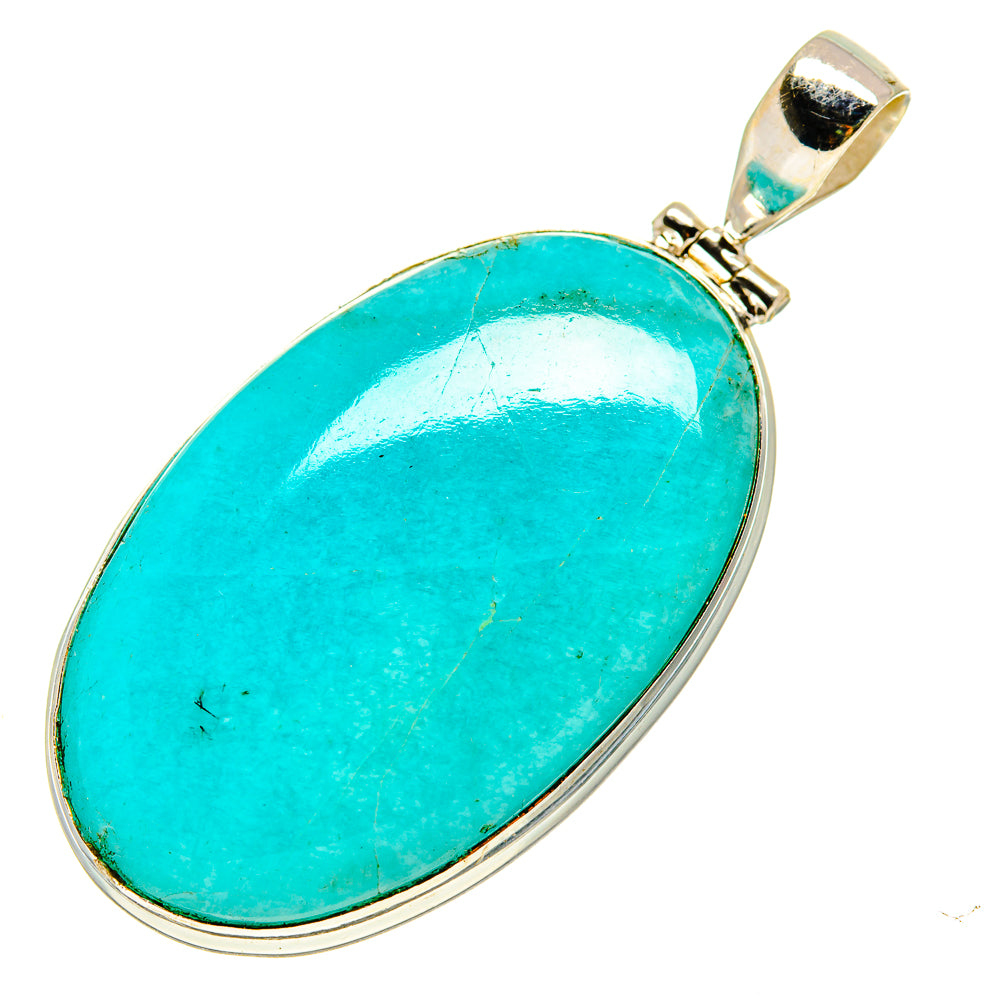 Peruvian Amazonite Pendants handcrafted by Anasilvercos - PD757427