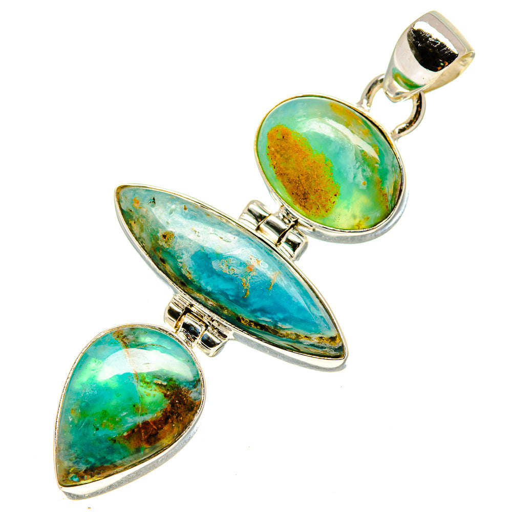 Peruvian Opal Pendants handcrafted by Anasilvercos - PD757435