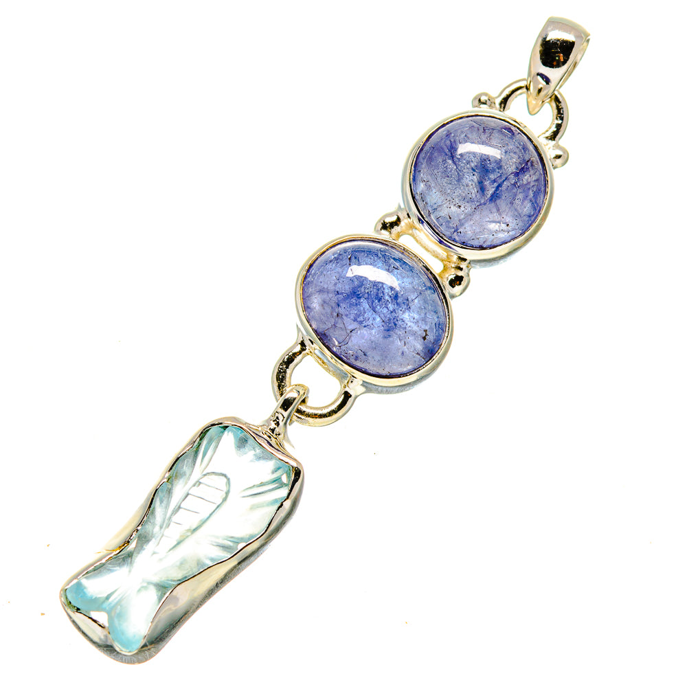 Aquamarine Pendants handcrafted by Anasilvercos - PD757438