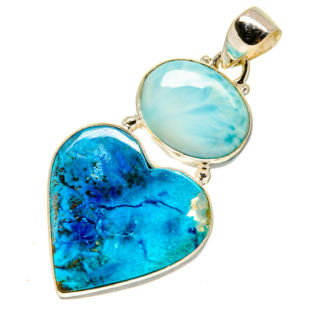 Chrysocolla Pendants handcrafted by Anasilvercos - PD757440