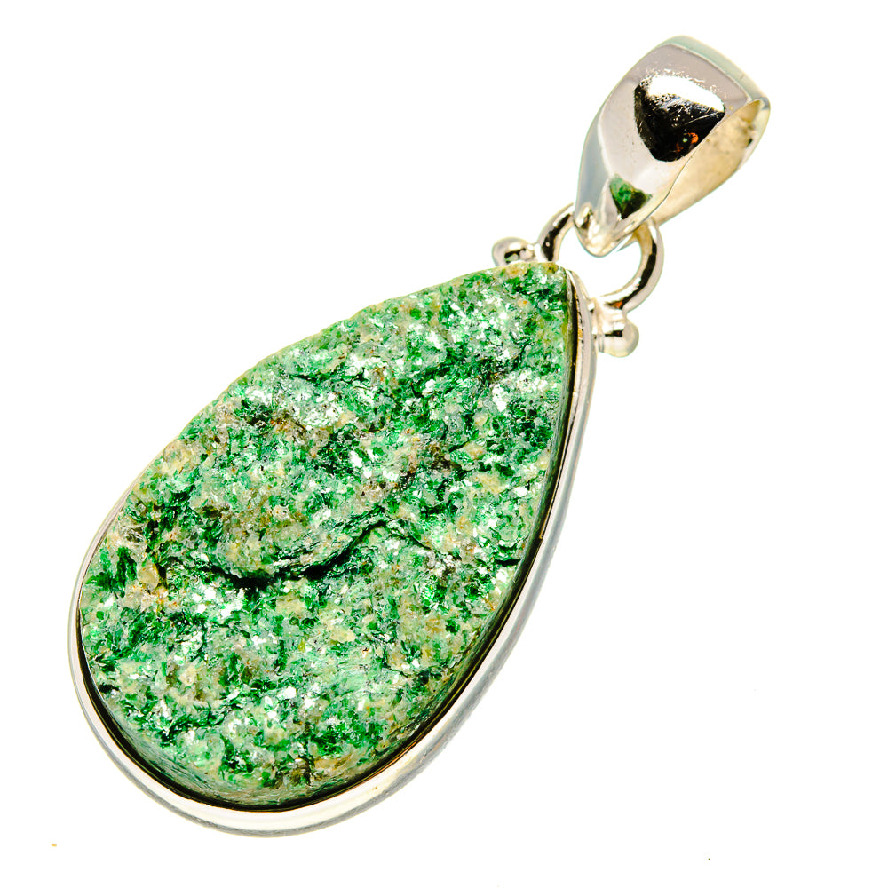 Green Fuchsite Pendants handcrafted by Anasilvercos - PD757446
