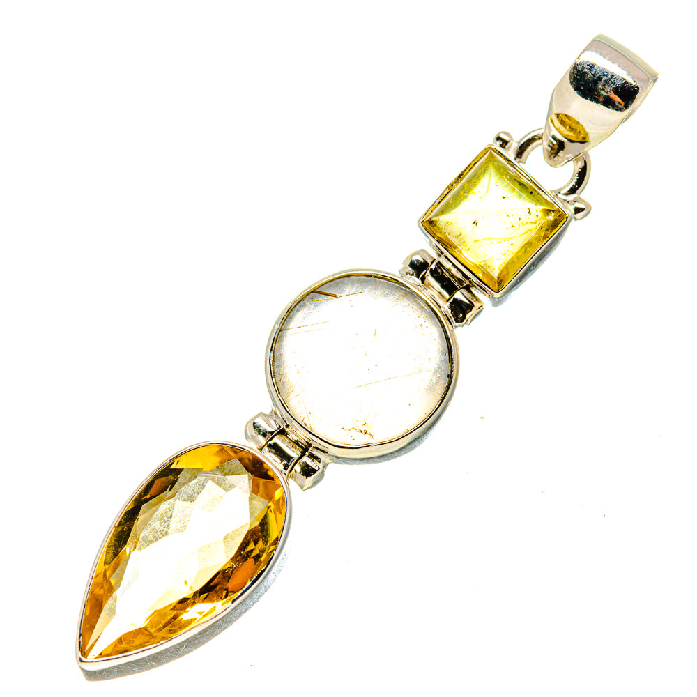 Citrine Pendants handcrafted by Anasilvercos - PD757465