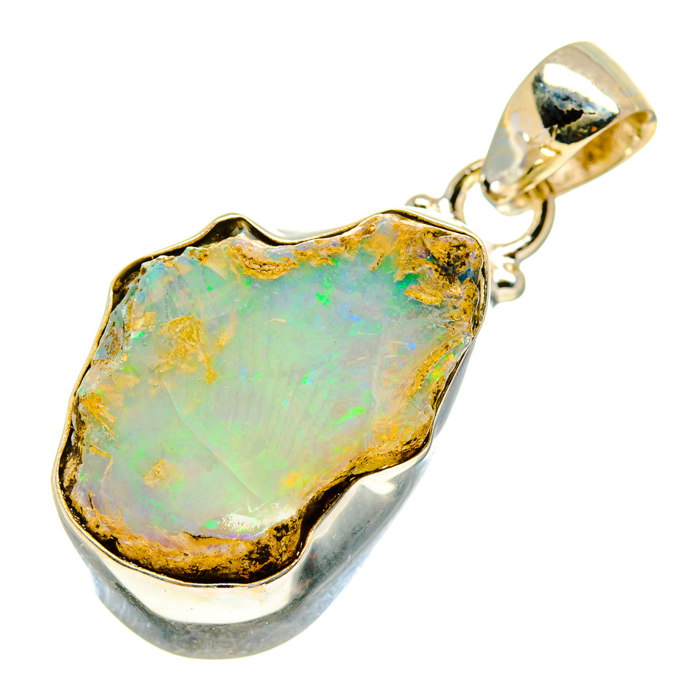 Ethiopian Opal Pendants handcrafted by Anasilvercos - PD757474