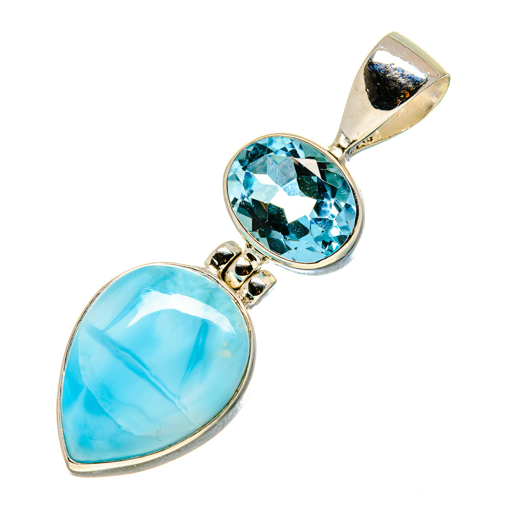 Larimar Pendants handcrafted by Anasilvercos - PD757479