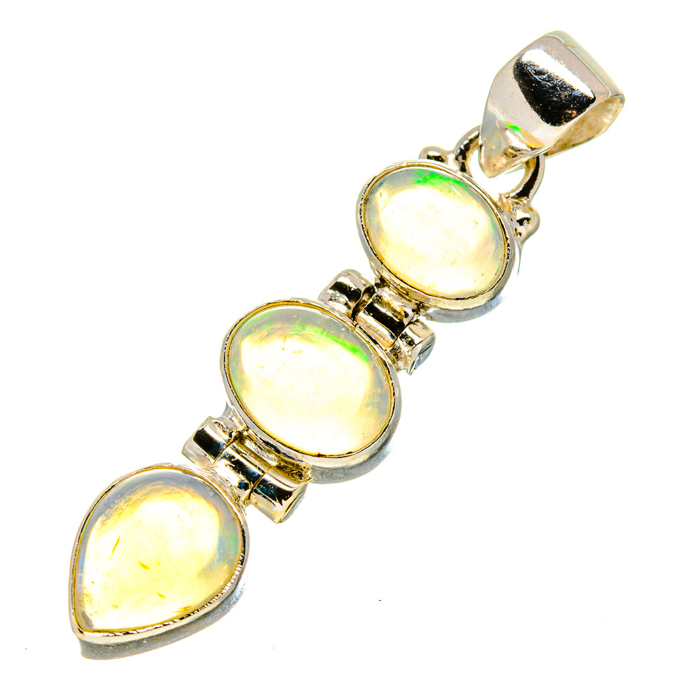 Ethiopian Opal Pendants handcrafted by Anasilvercos - PD757483