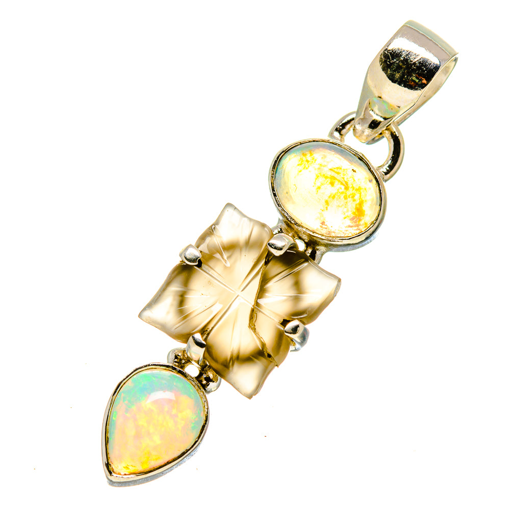 Smoky Quartz Pendants handcrafted by Anasilvercos - PD757486
