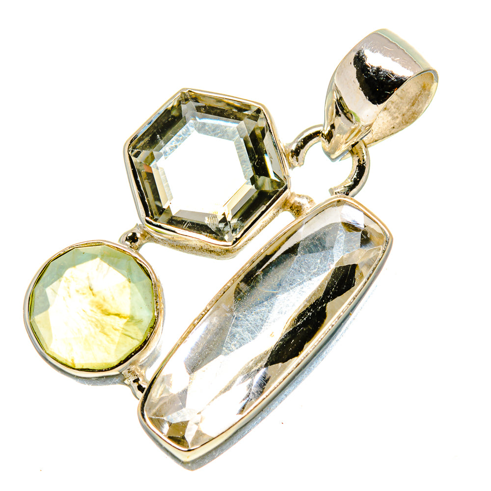 White Quartz Pendants handcrafted by Anasilvercos - PD757494