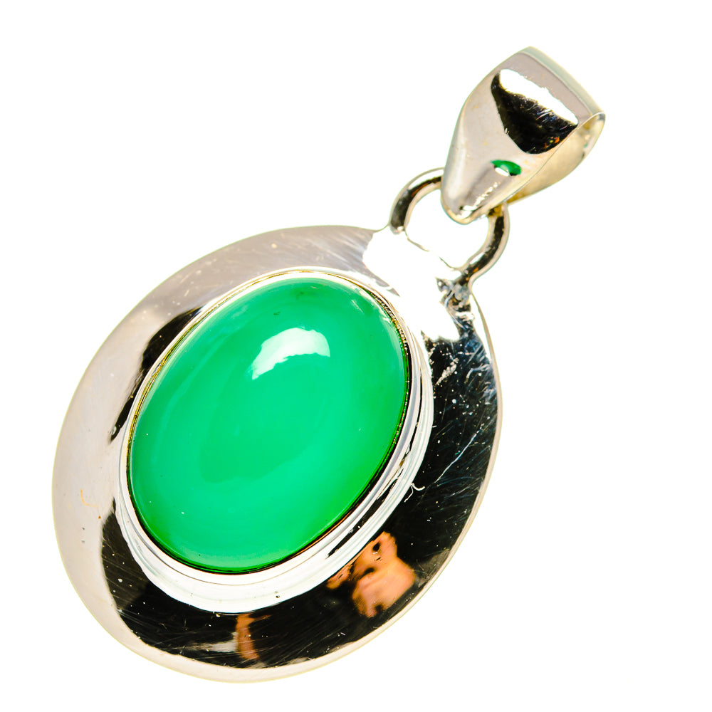 Chrysoprase Pendants handcrafted by Anasilvercos - PD757500