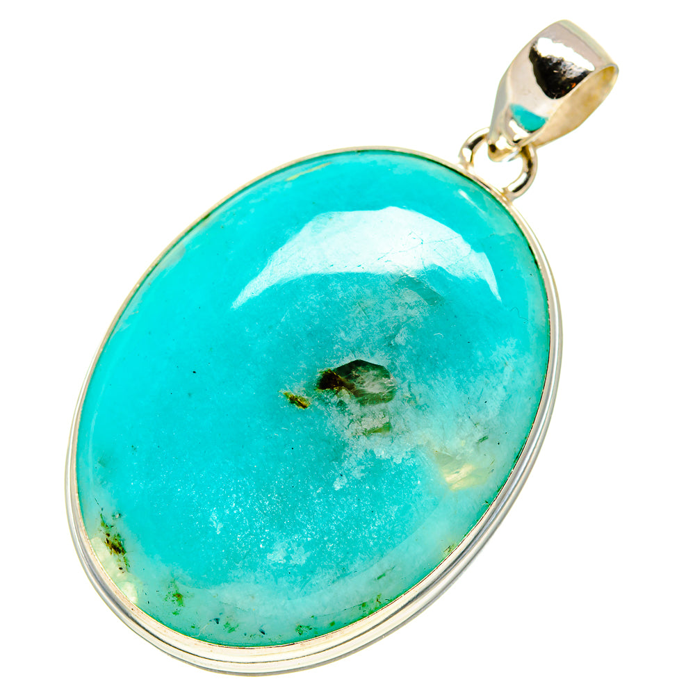 Peruvian Amazonite Pendants handcrafted by Anasilvercos - PD757525