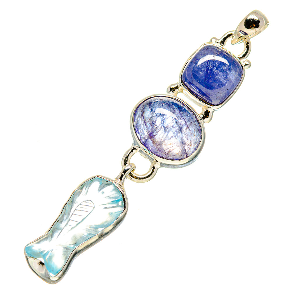 Aquamarine Pendants handcrafted by Anasilvercos - PD757532