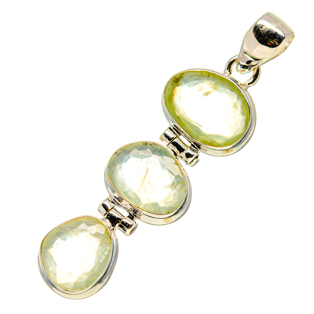 Prehnite Pendants handcrafted by Anasilvercos - PD757535