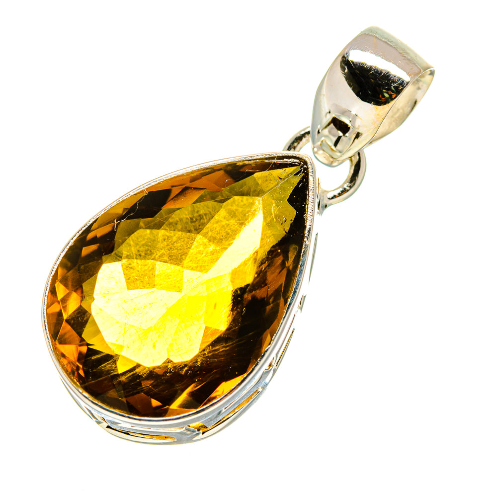 Mandarin Citrine Pendants handcrafted by Anasilvercos - PD757569