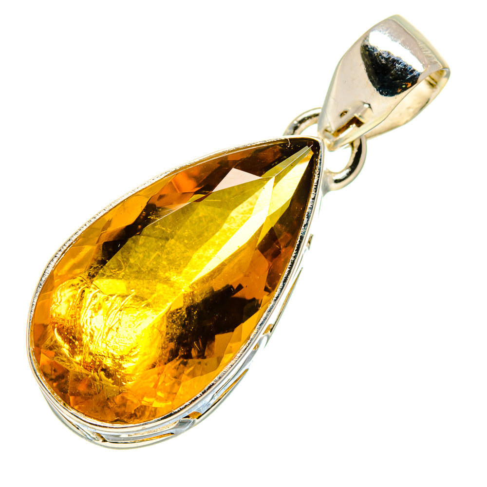 Mandarin Citrine Pendants handcrafted by Anasilvercos - PD757570