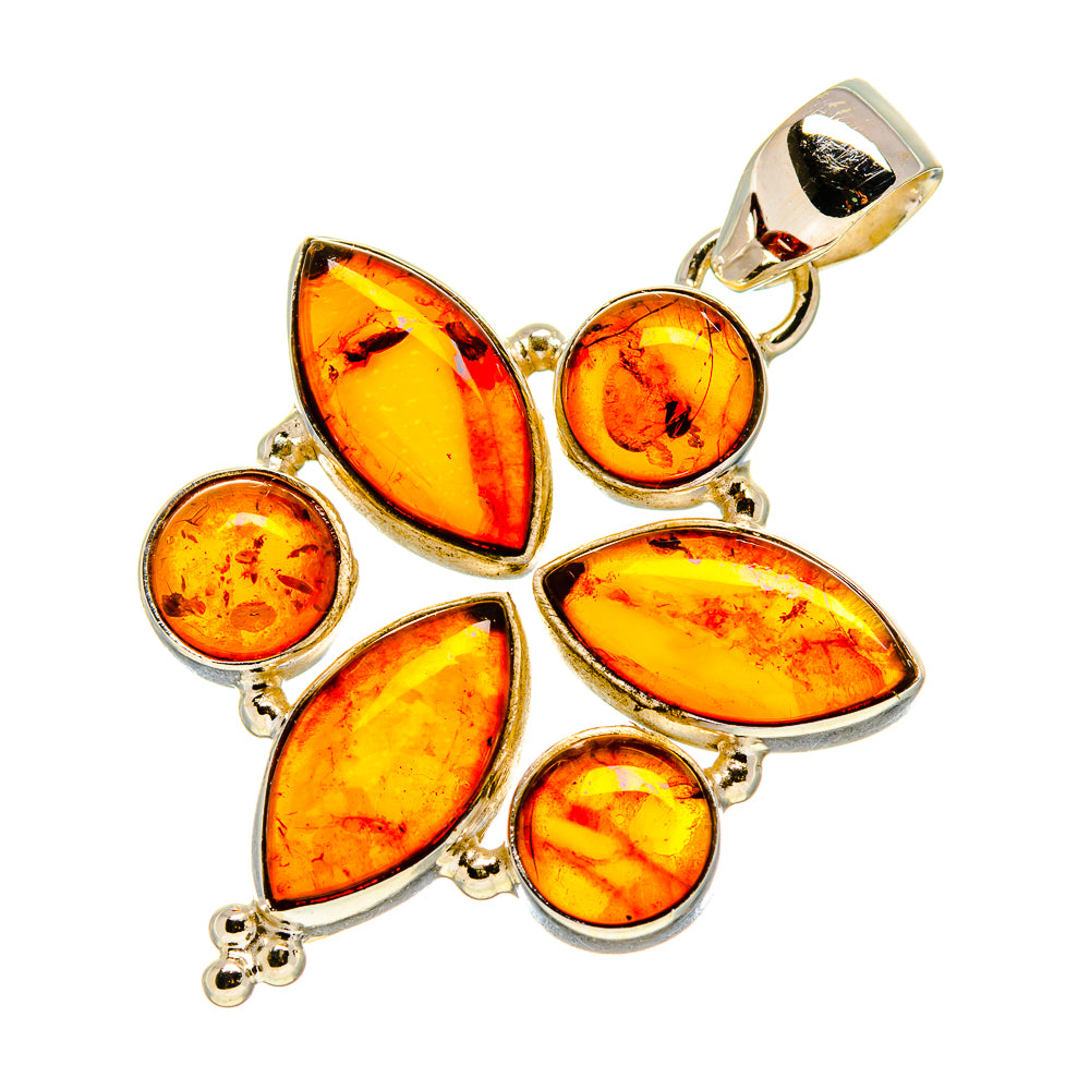 Baltic Amber Pendants handcrafted by Anasilvercos - PD757577