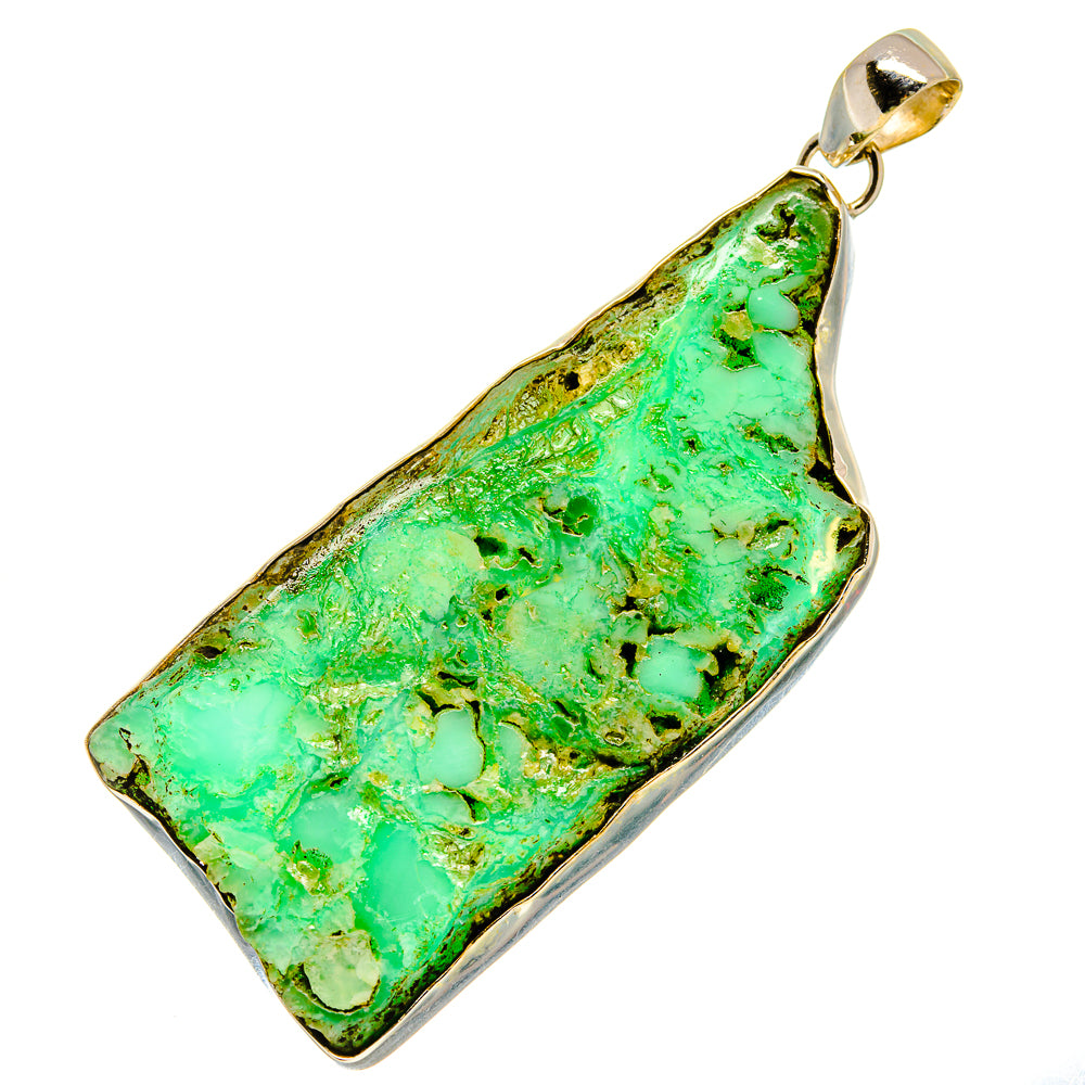 Chrysoprase Pendants handcrafted by Anasilvercos - PD757599