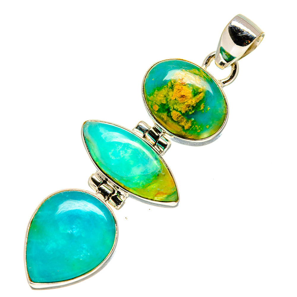 Peruvian Opal Pendants handcrafted by Anasilvercos - PD757610