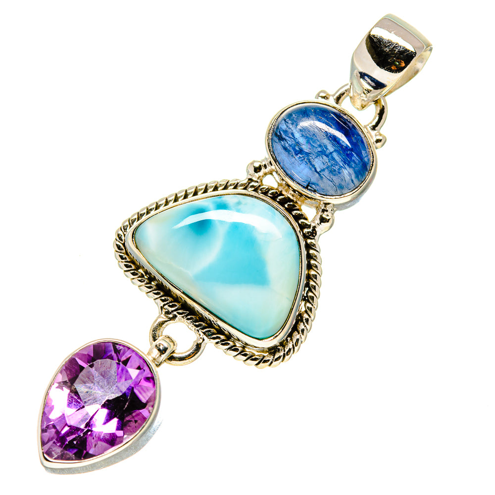 Larimar Pendants handcrafted by Anasilvercos - PD757615