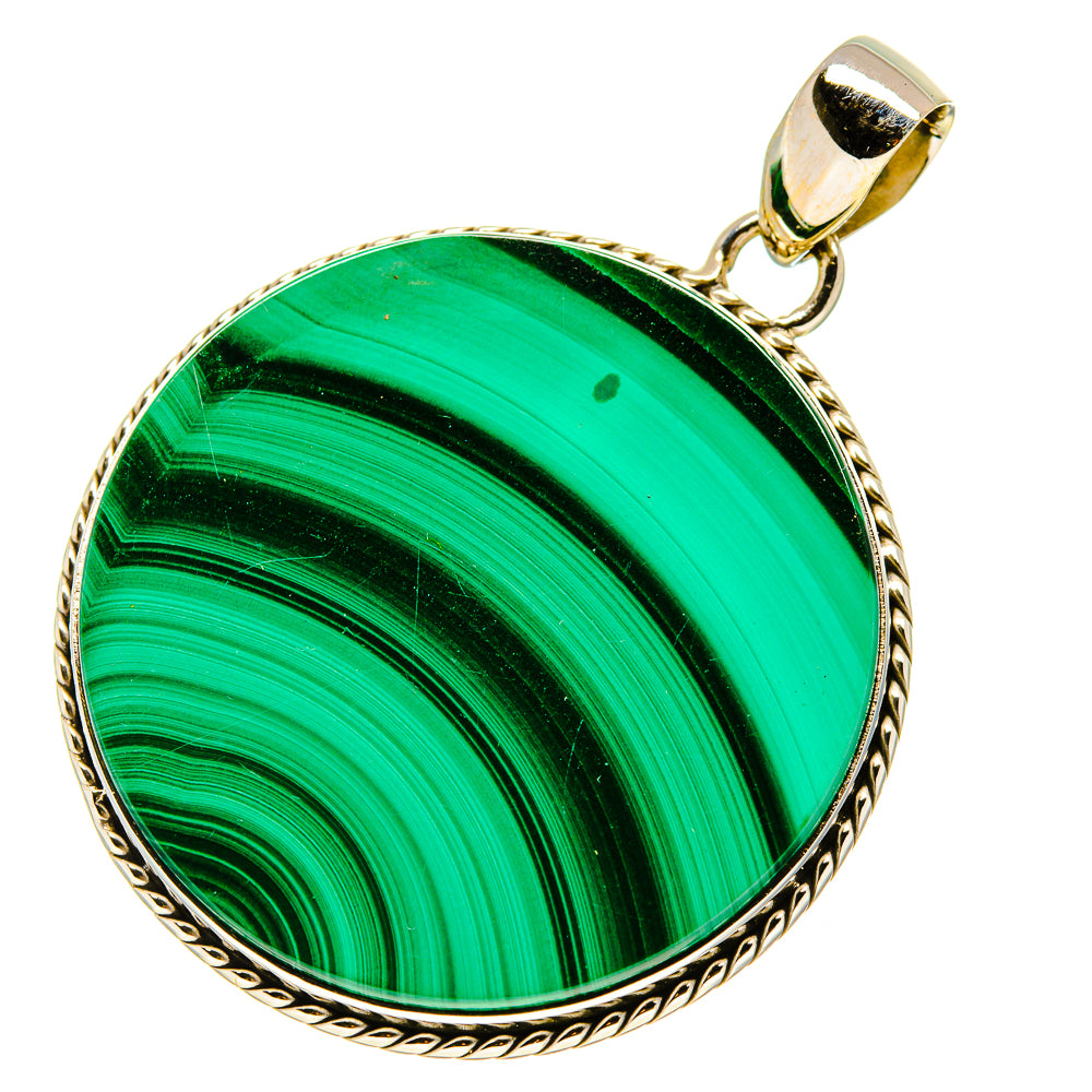 Malachite Pendants handcrafted by Anasilvercos - PD757618
