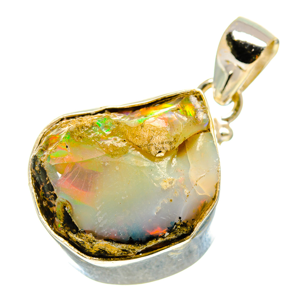 Ethiopian Opal Pendants handcrafted by Anasilvercos - PD757658