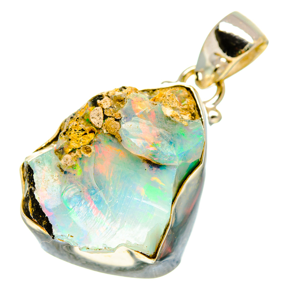 Ethiopian Opal Pendants handcrafted by Anasilvercos - PD757659