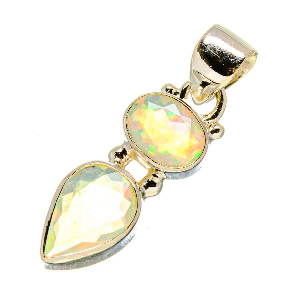 Ethiopian Opal Pendants handcrafted by Anasilvercos - PD757663