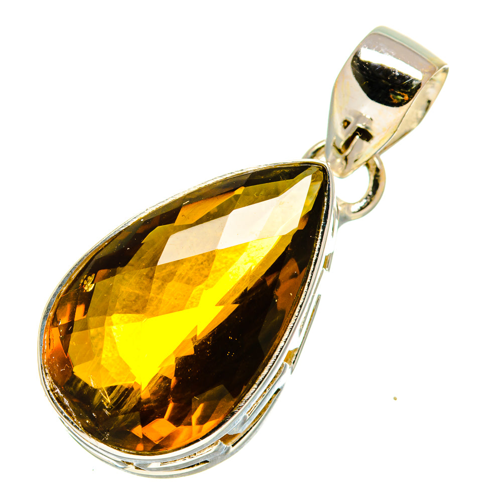 Mandarin Citrine Pendants handcrafted by Anasilvercos - PD757672