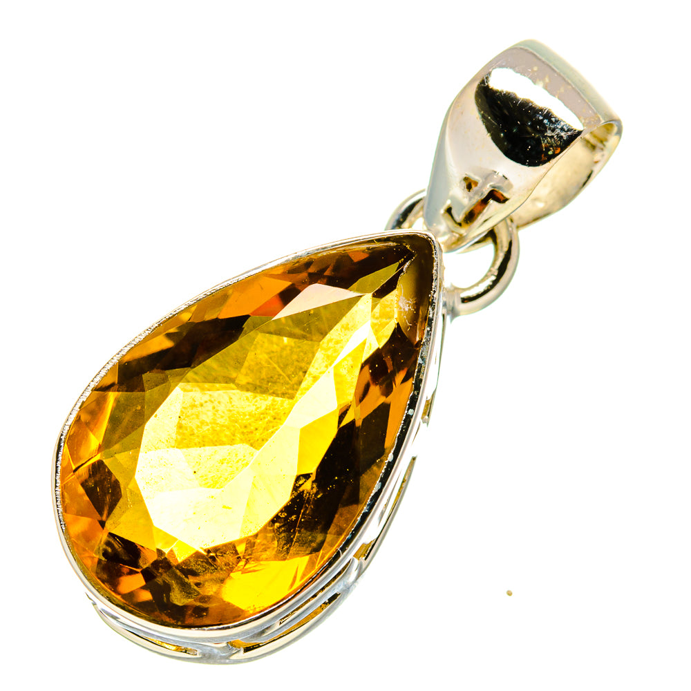 Mandarin Citrine Pendants handcrafted by Anasilvercos - PD757673
