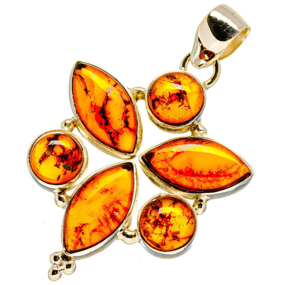 Baltic Amber Pendants handcrafted by Anasilvercos - PD757678