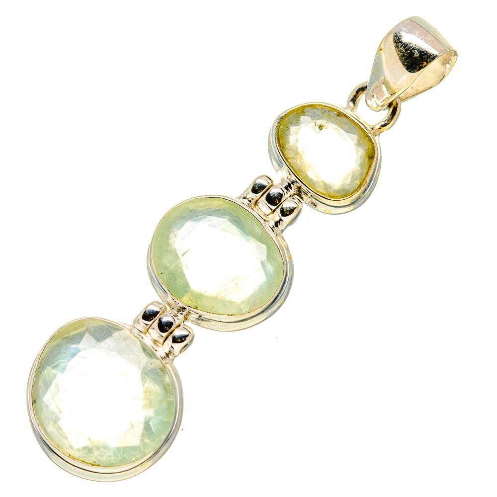 Prehnite Pendants handcrafted by Anasilvercos - PD757682