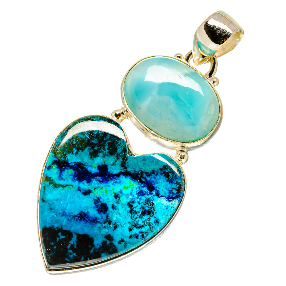 Shattuckite, Larimar Pendants handcrafted by Anasilvercos - PD757703