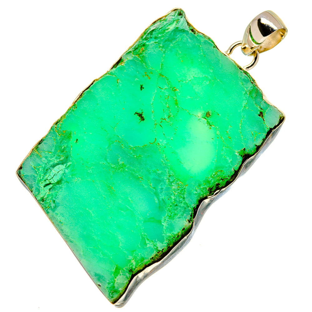 Chrysoprase Pendants handcrafted by Anasilvercos - PD757706