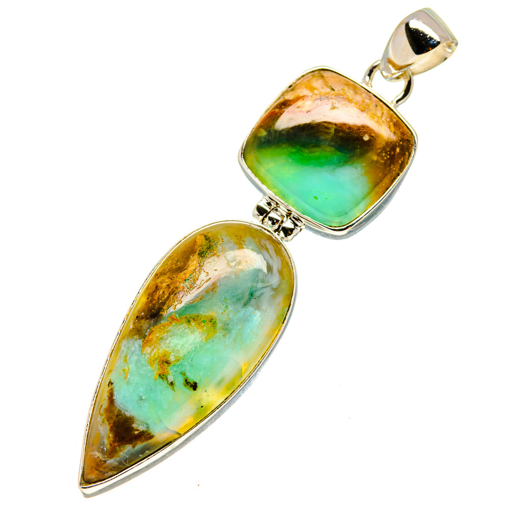 Peruvian Opal Pendants handcrafted by Anasilvercos - PD757707