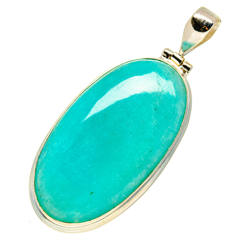 Peruvian Amazonite Pendants handcrafted by Anasilvercos - PD757710