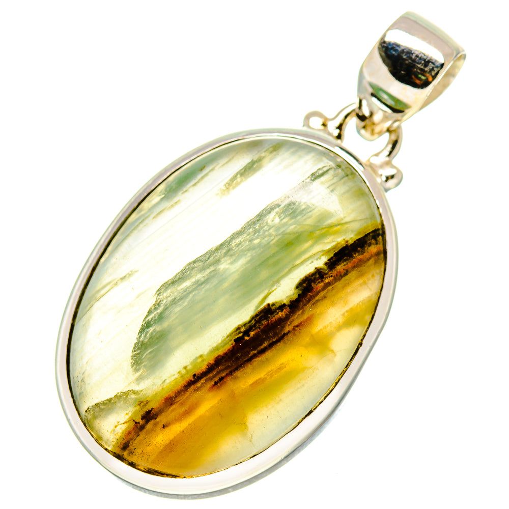 Green Fluorite Pendants handcrafted by Anasilvercos - PD757735