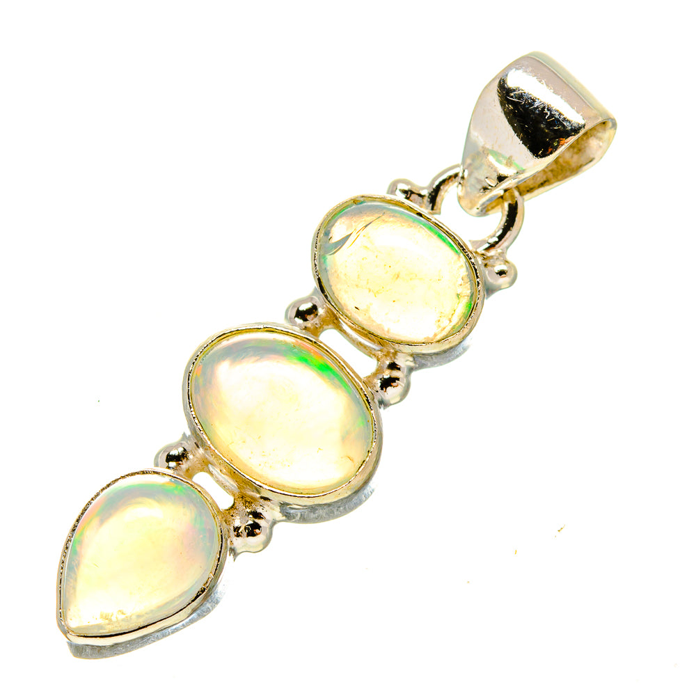 Ethiopian Opal Pendants handcrafted by Anasilvercos - PD757757